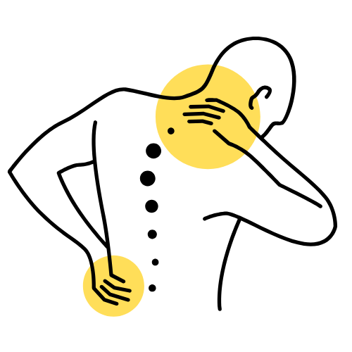 Ból głowy przez bóle kręgosłupa